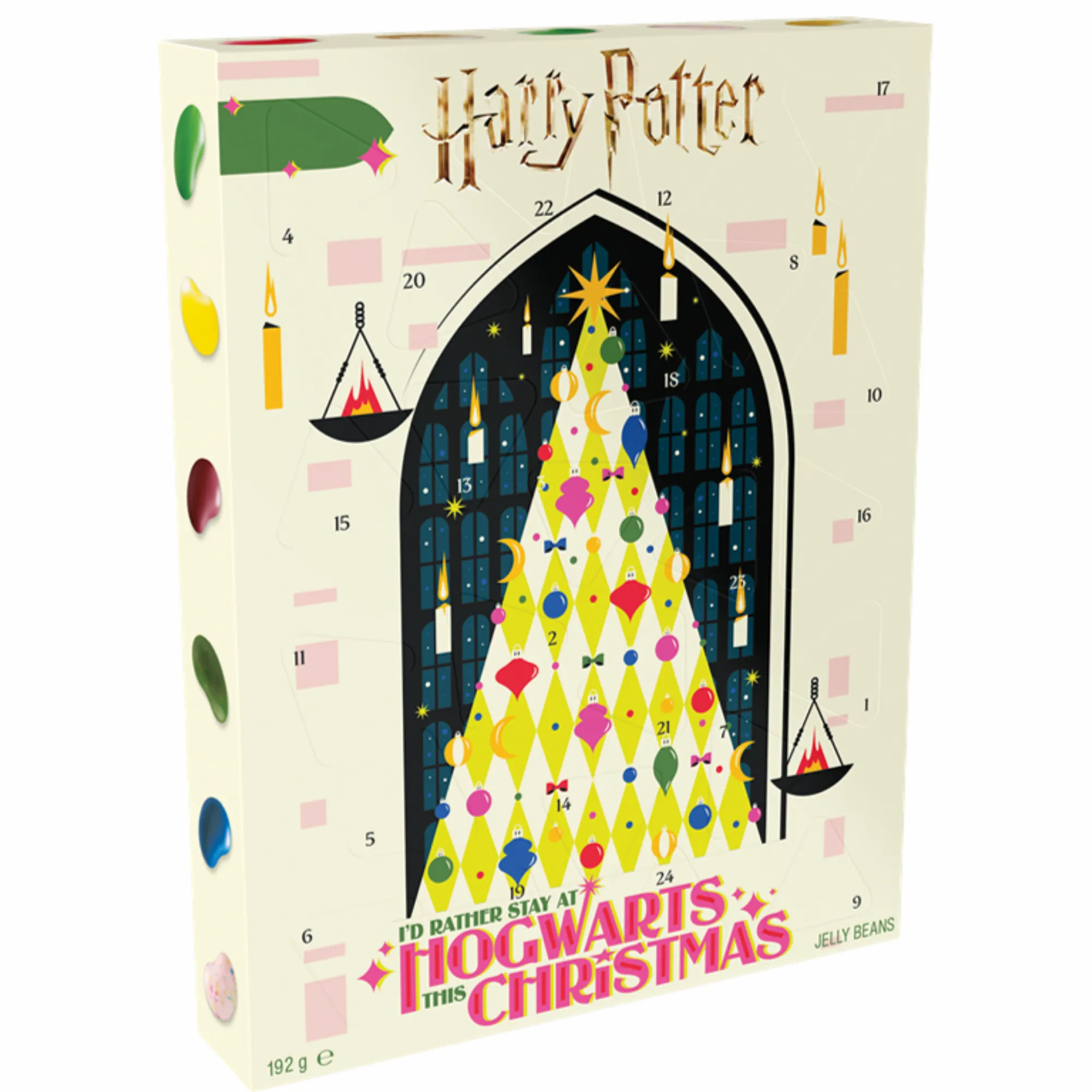 Adventskalender Harry Potter Jelly Belly_Webshop Harry Potter Adventskalender Hogwarts Christmas 192g