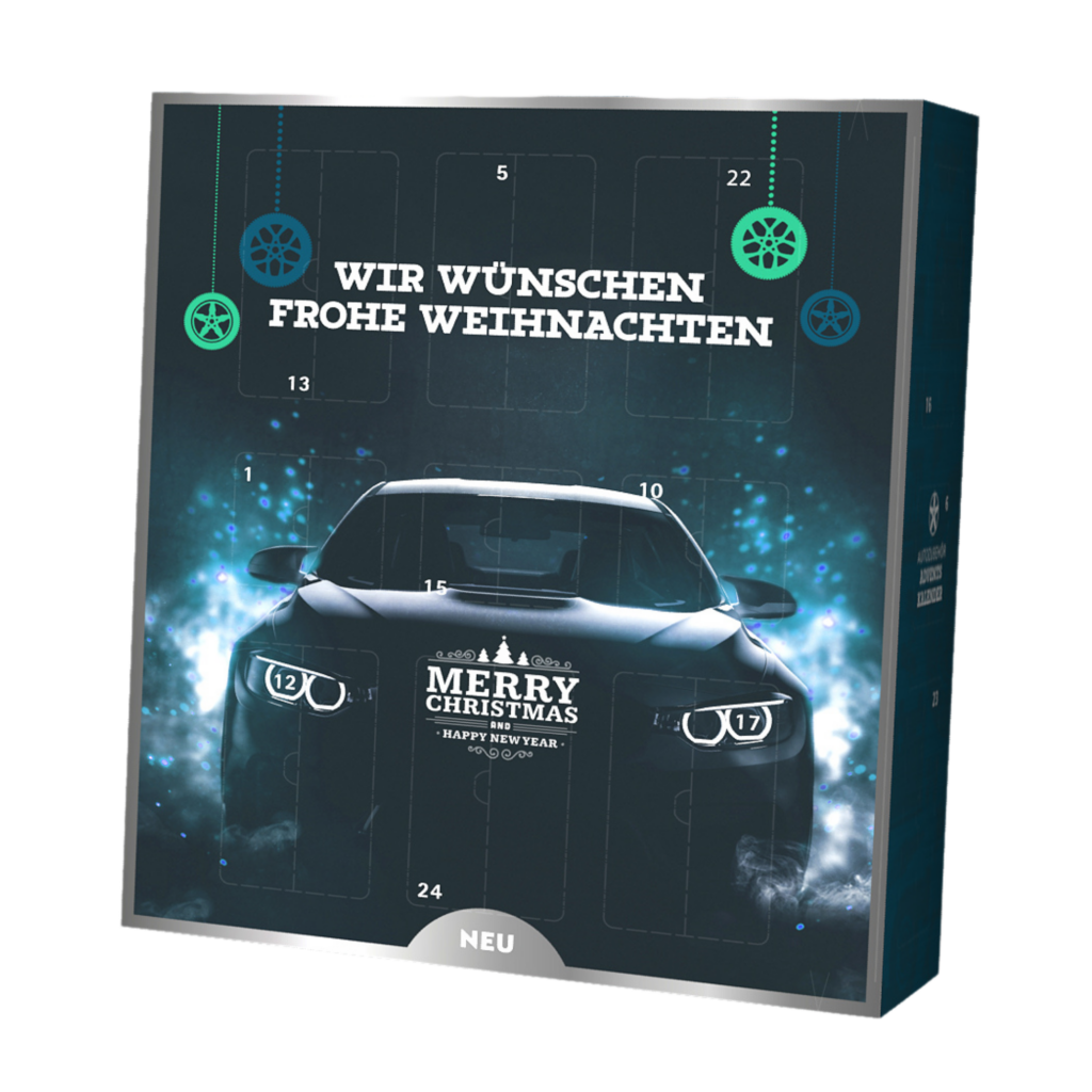 Adventskalender Rund ums Auto 2026 mit 24 Überraschungen für Autofahrer