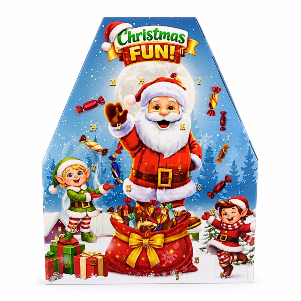 Adventkalender XXL Christmas Sweets mit ca. 830 g Inhalt