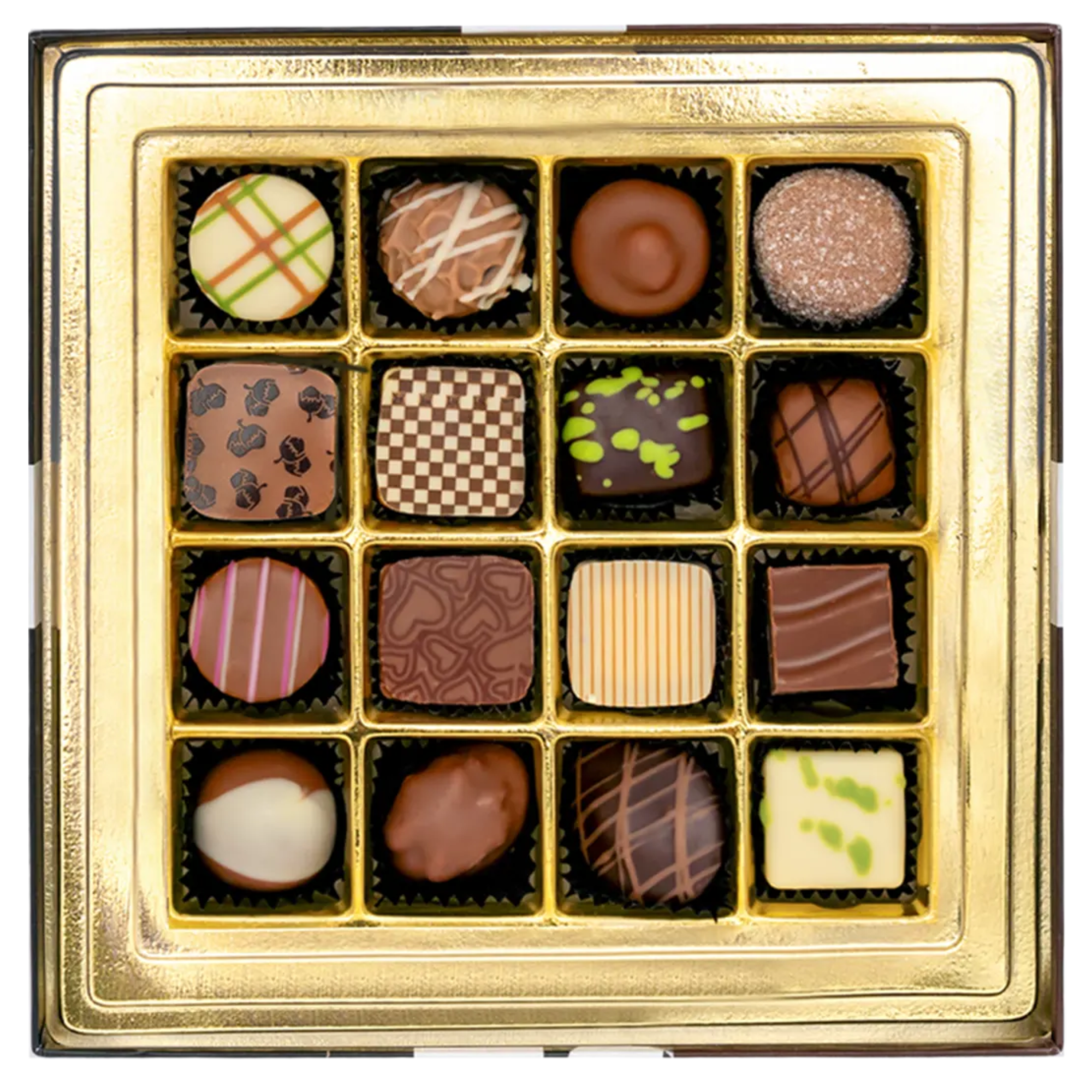 Alkoholfreie Pralinen 200g (3) Alkoholfreie Pralinen von PETERS mit Nougat und Marzipan