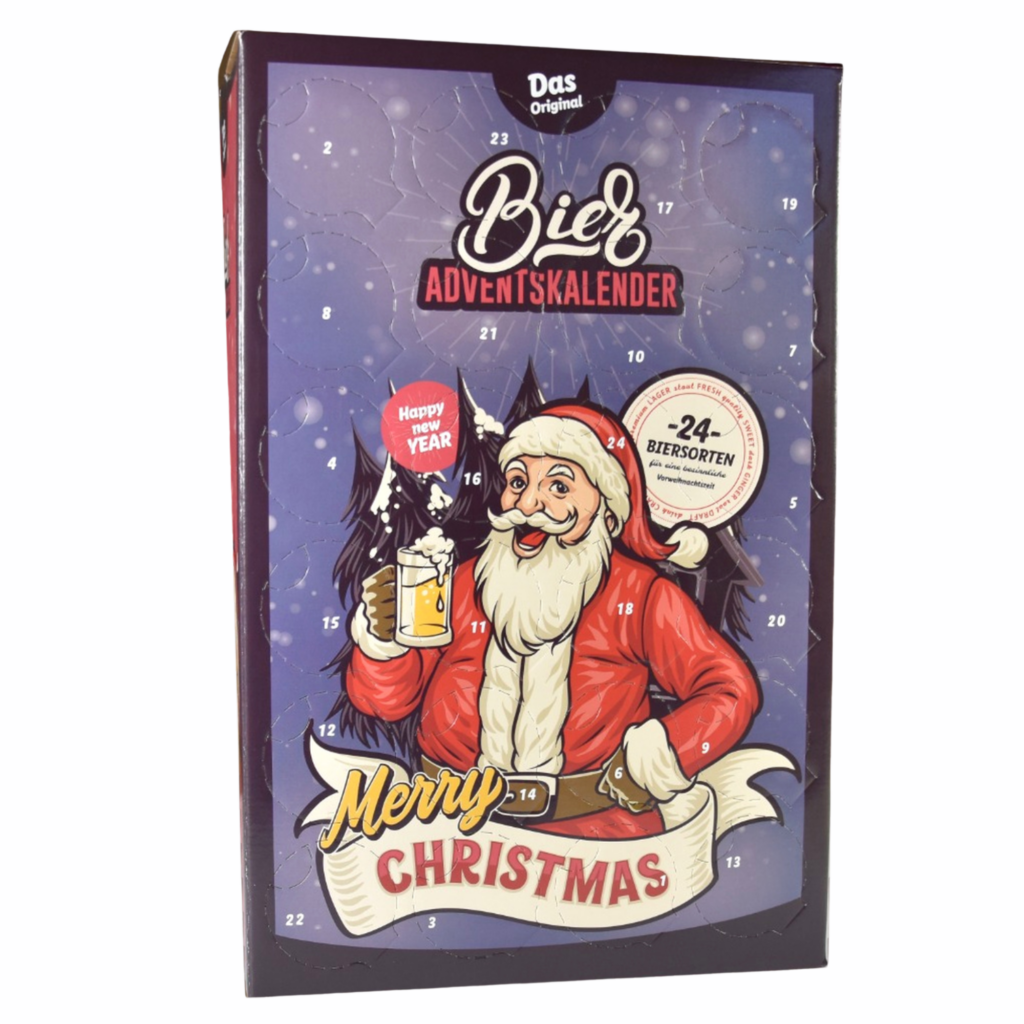 Bier Adventskalender zum selbst Befüllen für 24 Flaschen