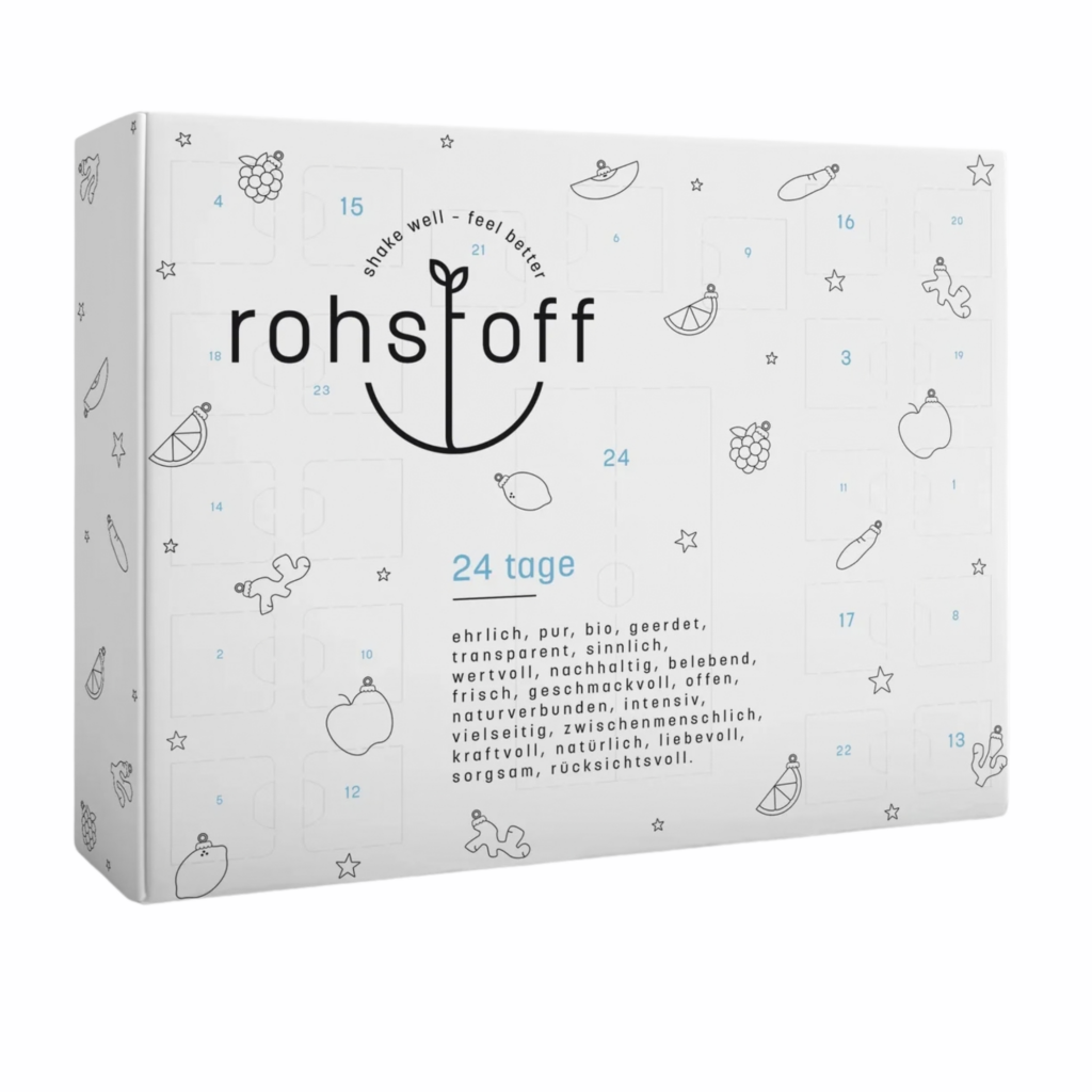 Rohstoff Ingwer Shots Adventskalender 2026