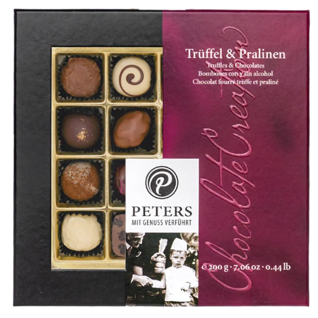 Trüffel & Pralinen von PETERS in der 200 g Präsentpackung