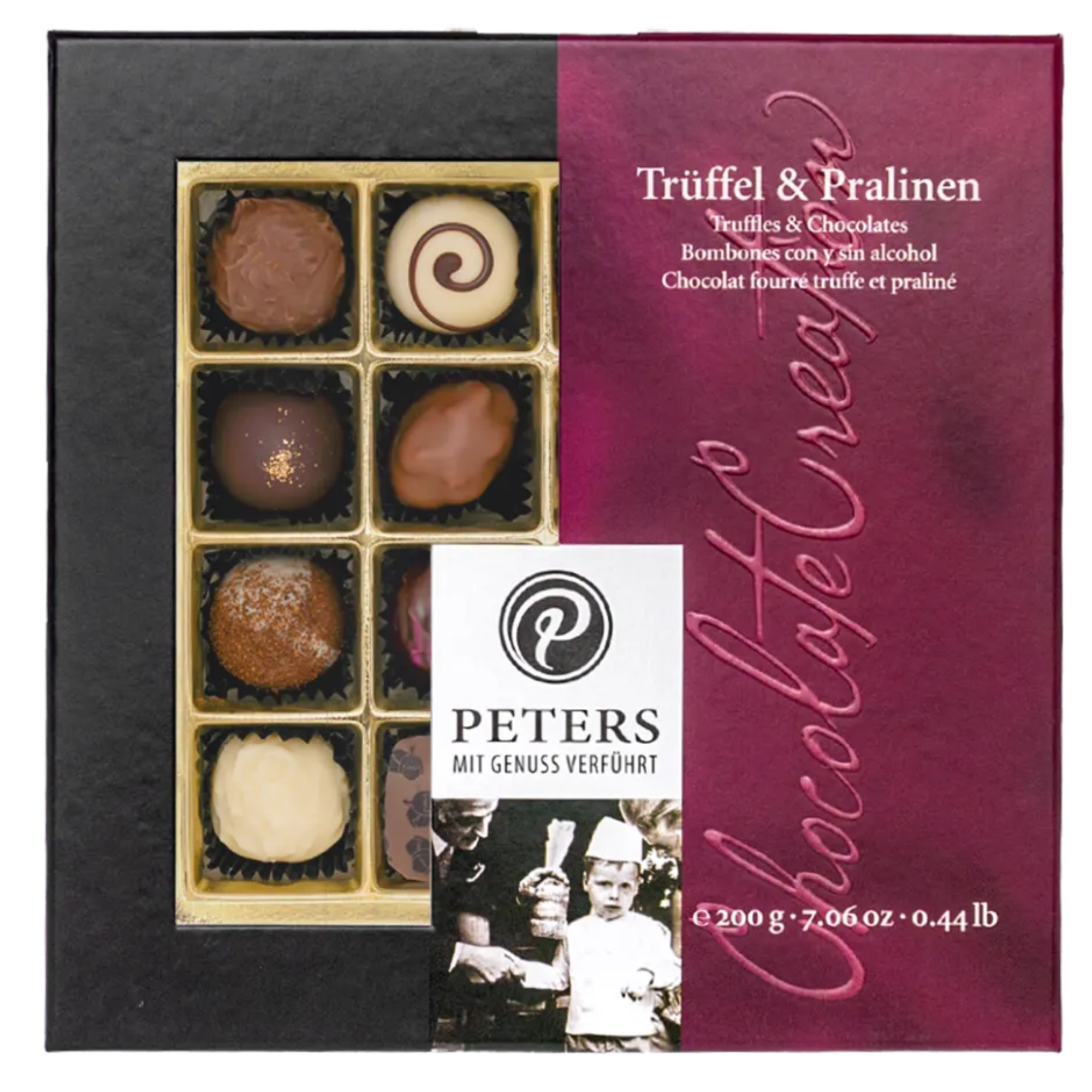 Trüffel & Pralinen 200 g (2) Trüffel & Pralinen von PETERS in der 200 g Präsentpackung